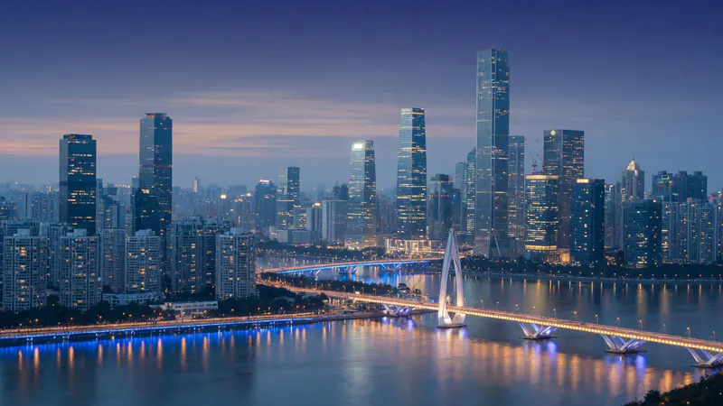 Greater Bay Area skyline — Shenzhen, China. Latest Byte China Innovation Tour